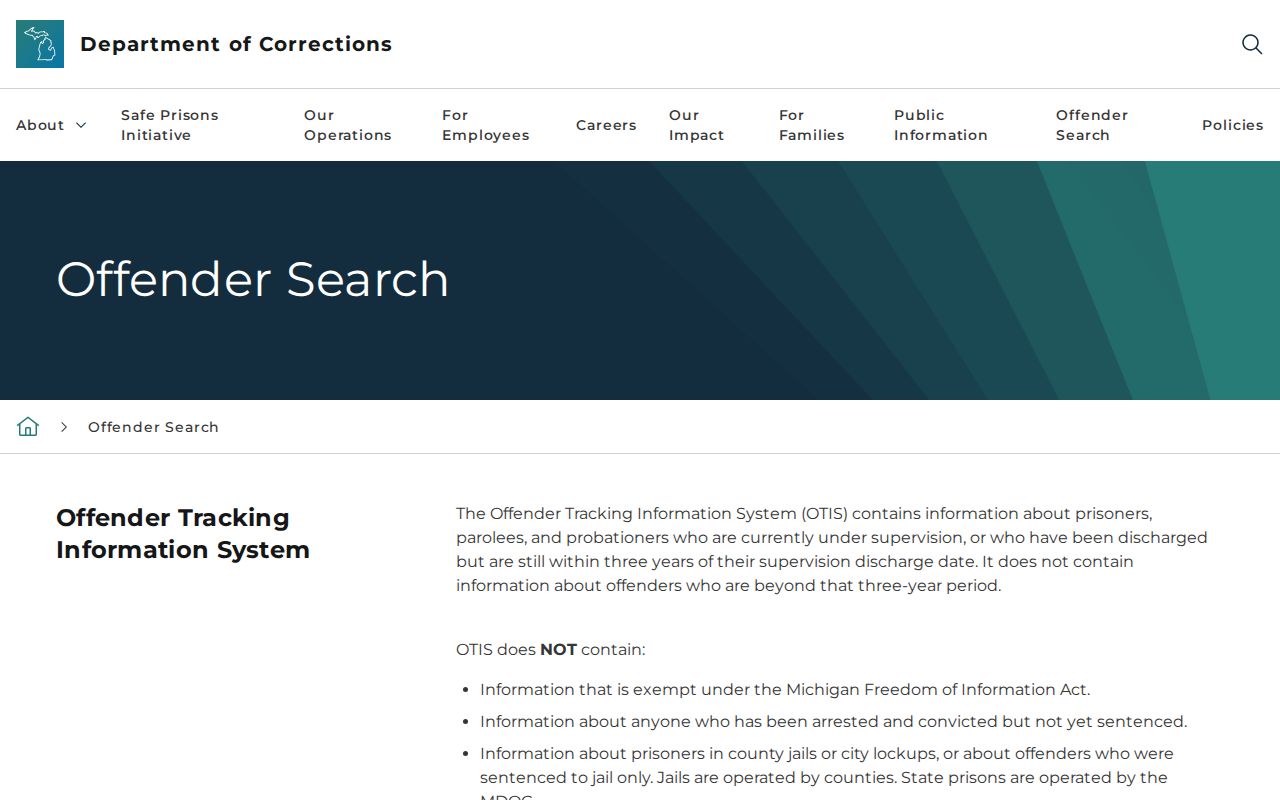 Luce County criminal records and Michigan OTIS information